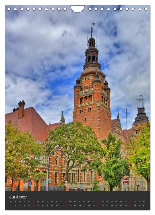 Produktbild: Stettin Szczecin (Wandkalender 2027 DIN A4 hoch), CALVENDO Monatskalender
