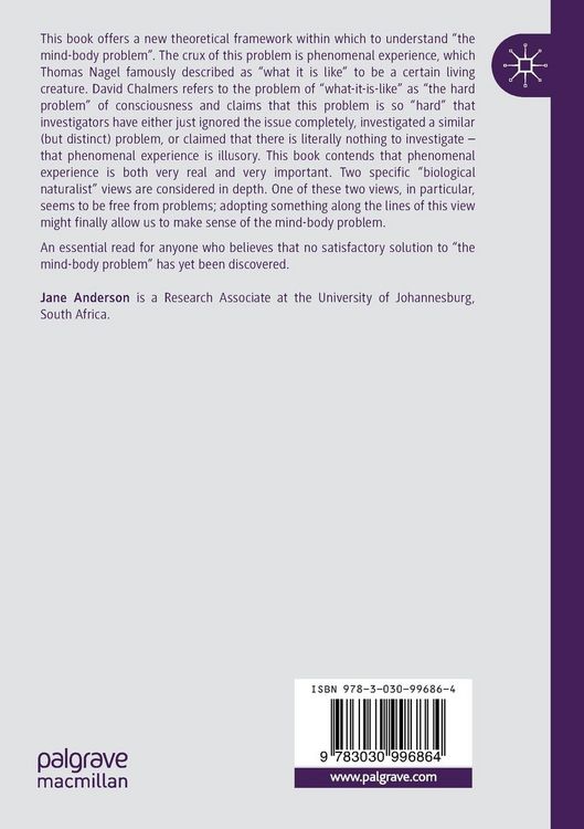 Produktbild: Biological Naturalism and the Mind-Body Problem