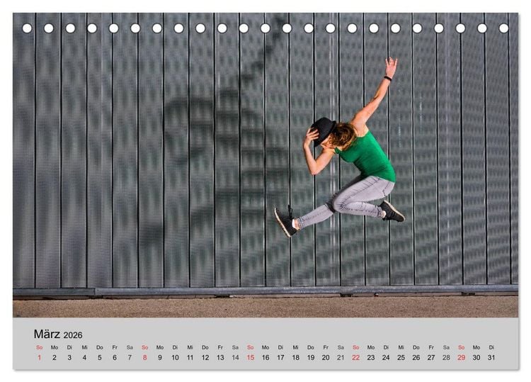 Produktbild: Momente des Sport (Tischkalender 2026 DIN A5 quer), CALVENDO Monatskalender