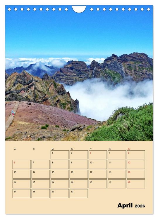 Produktbild: Abenteuer Madeira (Wandkalender 2026 DIN A4 hoch), CALVENDO Monatskalender