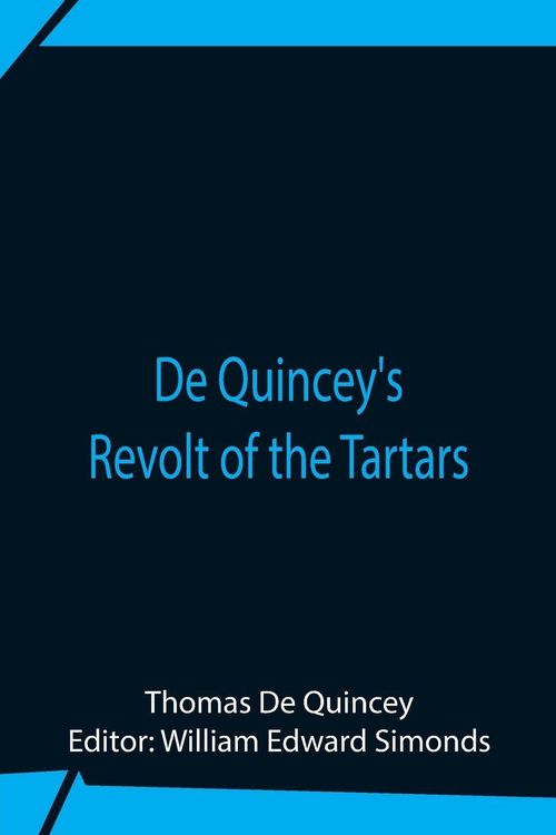 Produktbild: De Quincey'S Revolt Of The Tartars