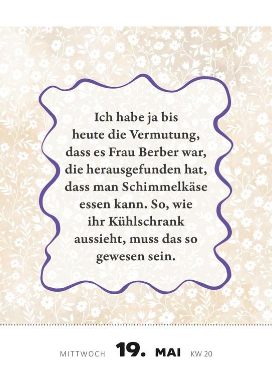 Produktbild: Abrei&szlig;kalender Renate Bergmann - Der Kalender 2027