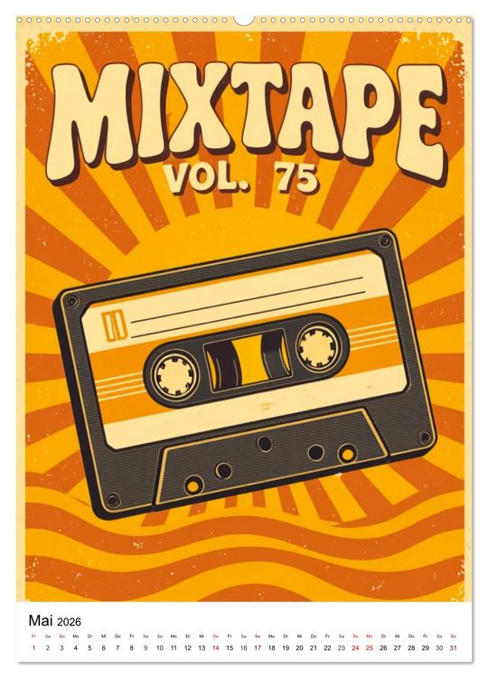 Produktbild: Feel the Groove &ndash; Funk & Soul Vintage (Wandkalender 2026 DIN A2 hoch), CALVENDO Monatskalender