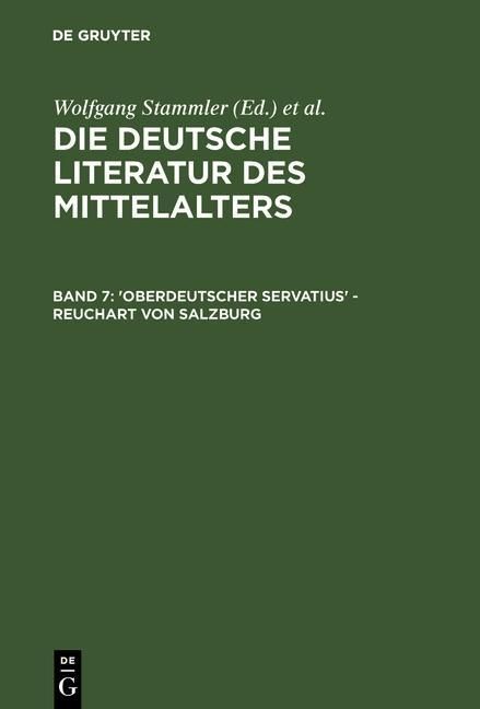 Produktbild: 'Oberdeutscher Servatius' - Reuchart von Salzburg