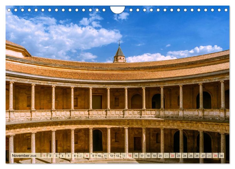 Produktbild: Zauberhaftes S&uuml;dspanien: Malaga - Sevilla - Granada - Ronda - Antequera (Wandkalender 2026 DIN A4 quer), CALVENDO Monatskalender