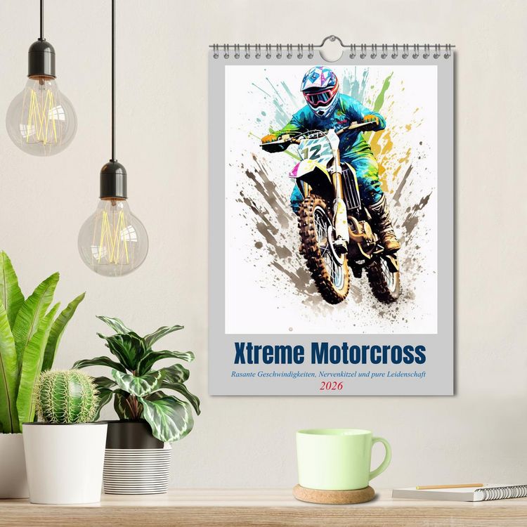 Produktbild: Xtreme Crossfire (Wandkalender 2026 DIN A4 hoch), CALVENDO Monatskalender