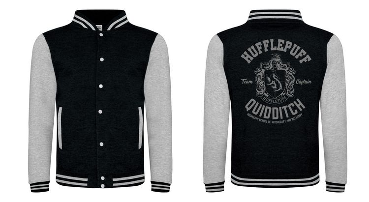 Produktbild: Harry Potter Hufflepuff Quidditch Black Jacket XXL