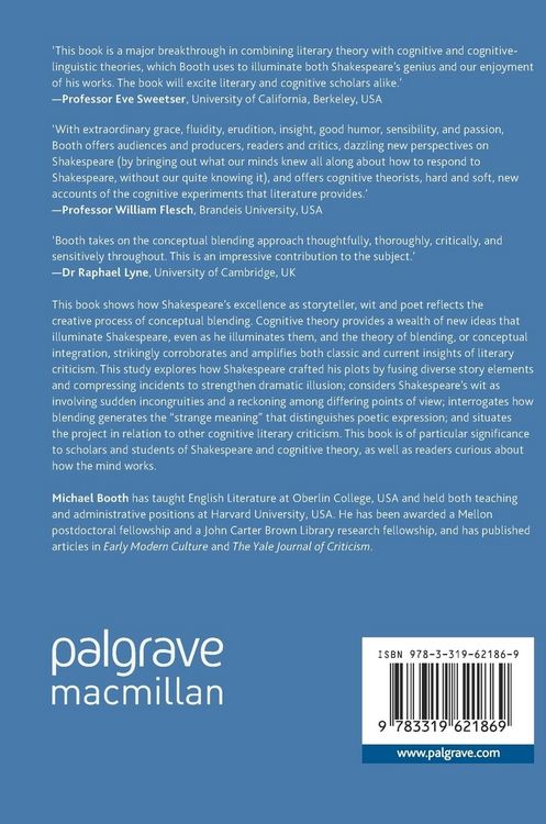 Produktbild: Shakespeare and Conceptual Blending