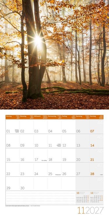 Produktbild: Naturwunder Deutschland Kalender 2027 - 30x30 - Art12