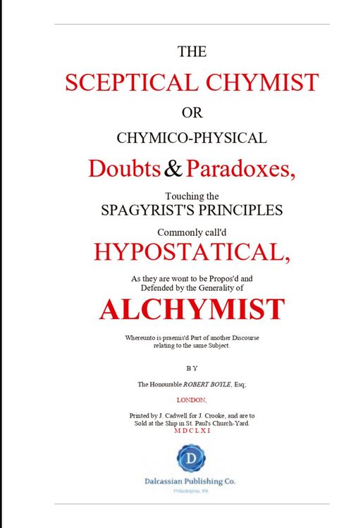 Produktbild: The Skeptical Chymist