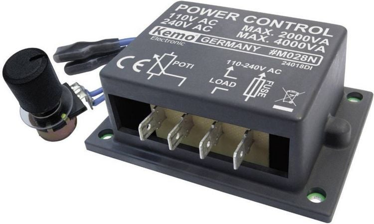 Produktbild: Kemo M028N Leistungsregler Baustein 110 V/AC, 230 V/AC