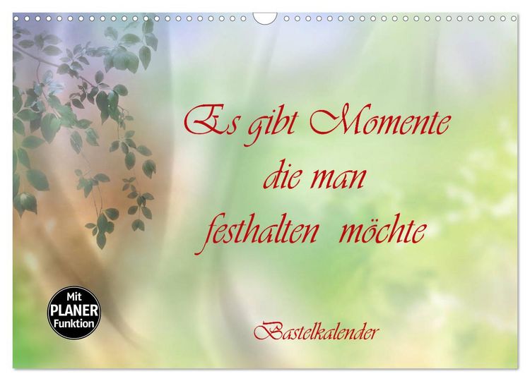 Produktbild: Es gibt Momente die man festhalten m&ouml;chte (Wandkalender 2026 DIN A3 quer), CALVENDO Monatskalender