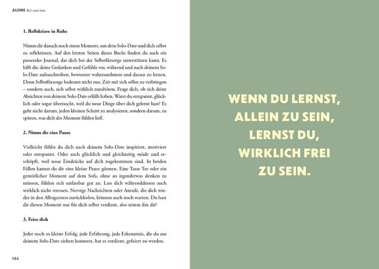 Produktbild: Alone but awesome &ndash; die Magie von Solo-Dates