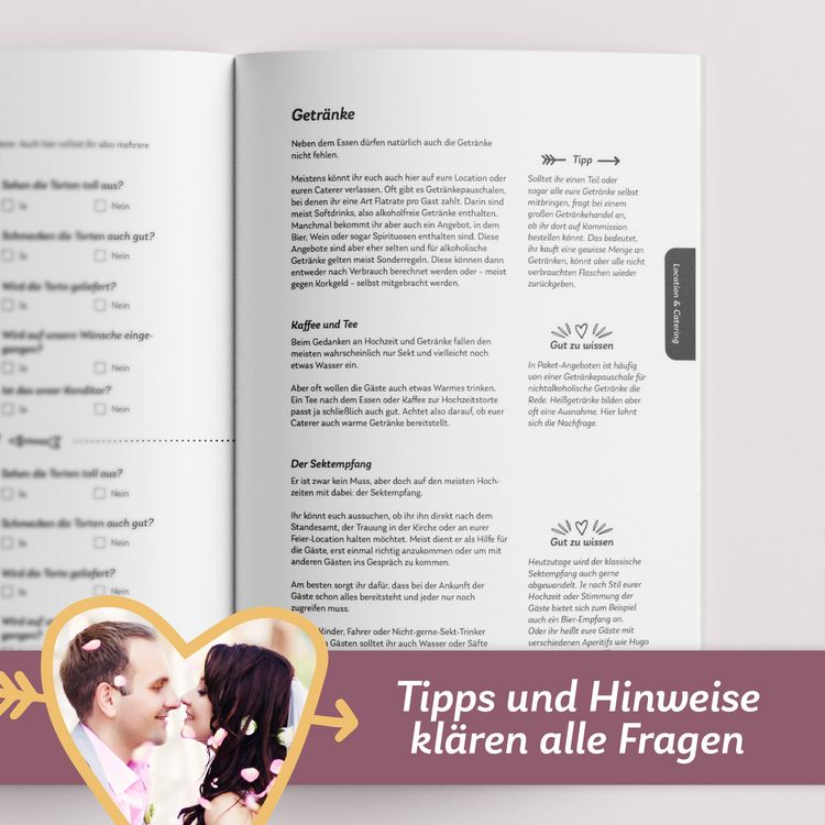 Produktbild: Der Hochzeitsplaner mit K&ouml;pfchen: So gelingt die stressfreie Traumhochzeit