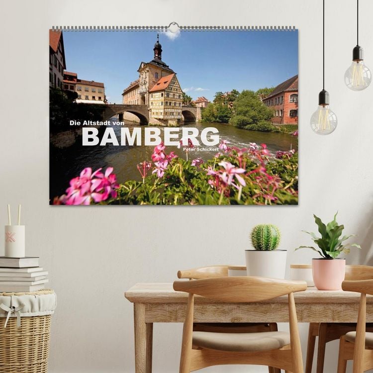 Produktbild: Die Altstadt von Bamberg (Wandkalender 2026 DIN A2 quer), CALVENDO Monatskalender