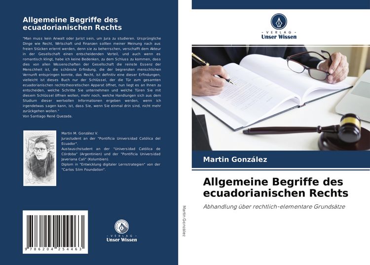 Produktbild: Allgemeine Begriffe des ecuadorianischen Rechts