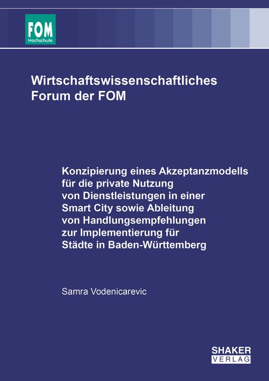 Produktbild: Konzipierung eines Akzeptanzmodells f&uuml;r die private Nutzung von Dienstleistungen