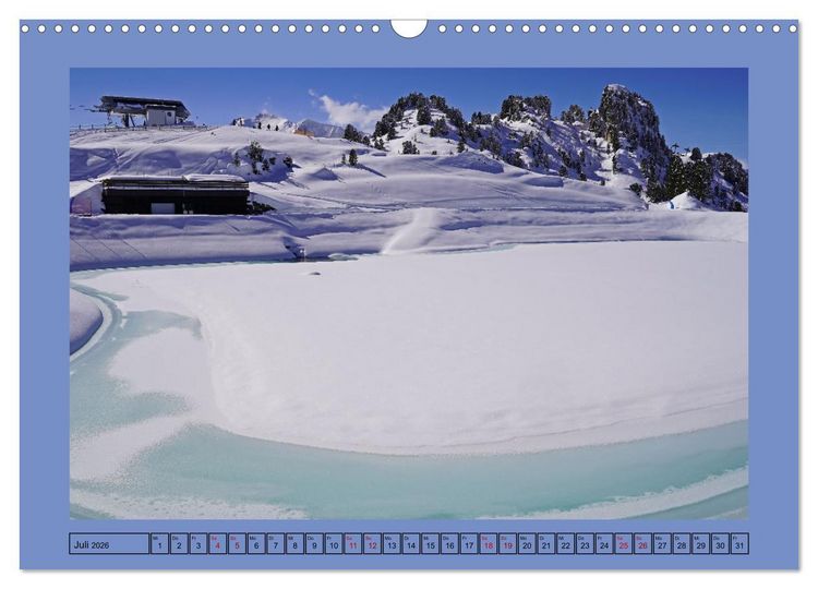 Produktbild: Winterwanderung in den Tuxer Alpen (Wandkalender 2026 DIN A3 quer), CALVENDO Monatskalender