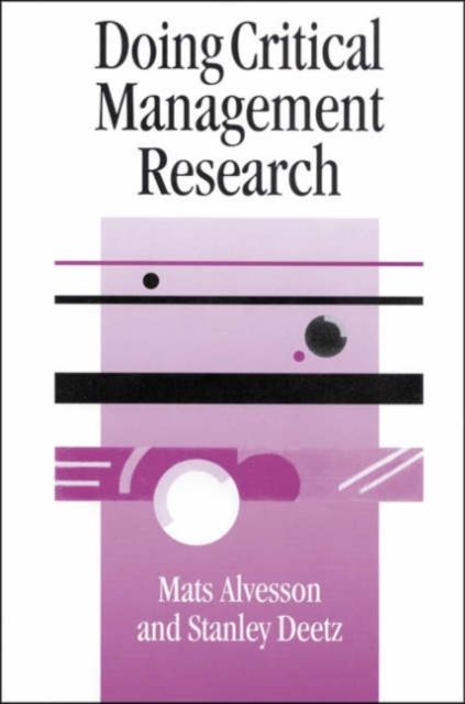 Produktbild: Doing Critical Mgmt Research