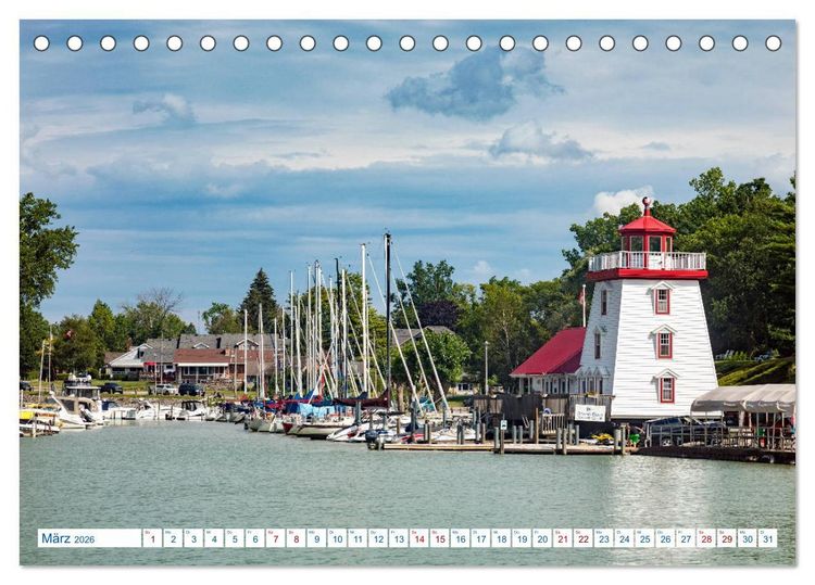 Produktbild: Ontario Kanada, Lake Huron und Georgian Bay (Tischkalender 2026 DIN A5 quer), CALVENDO Monatskalender