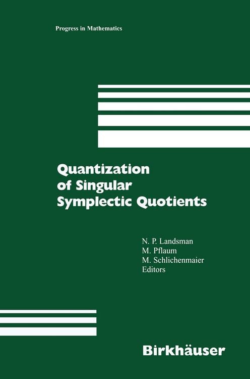 Produktbild: Quantization of Singular Symplectic Quotients