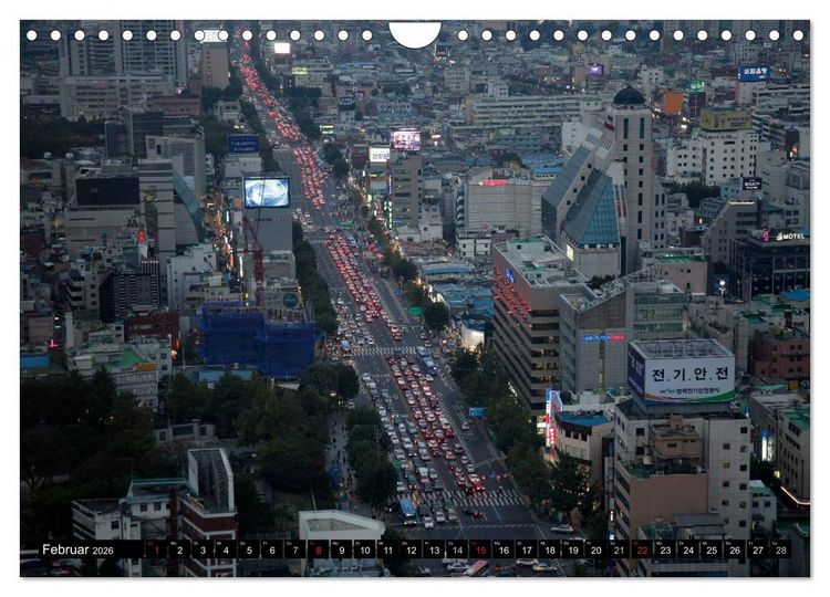Produktbild: Seoul (Wandkalender 2026 DIN A4 quer), CALVENDO Monatskalender