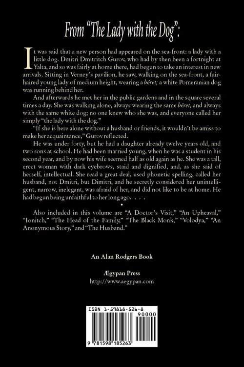 Produktbild: The Lady with the Dog and Other Stories by Anton Chekhov, Fiction, Classics, Literary, Short Stories