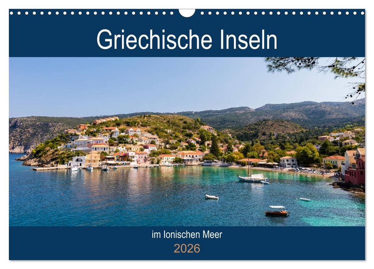 Produktbild: Griechische Inseln im Ionischen Meer (Wandkalender 2026 DIN A3 quer), CALVENDO Monatskalender
