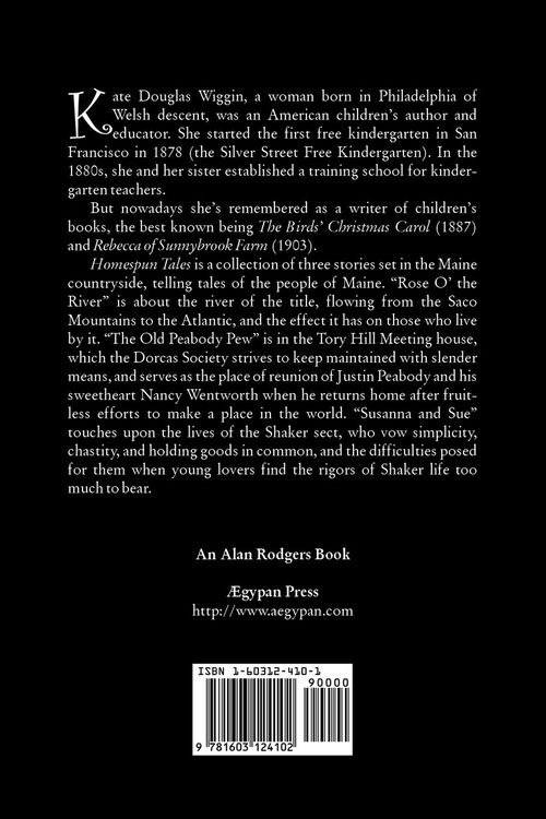 Produktbild: Homespun Tales by Kate Douglas Wiggin, Fiction, Historical, United States, People & Places, Readers - Chapter Books