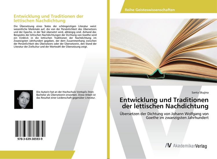 Produktbild: Entwicklung und Traditionen der lettischen Nachdichtung