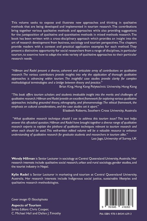 Produktbild: Qualitative Methods in Tourism Research