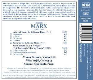 Produktbild: Marx: Kammermusik Vol. 1