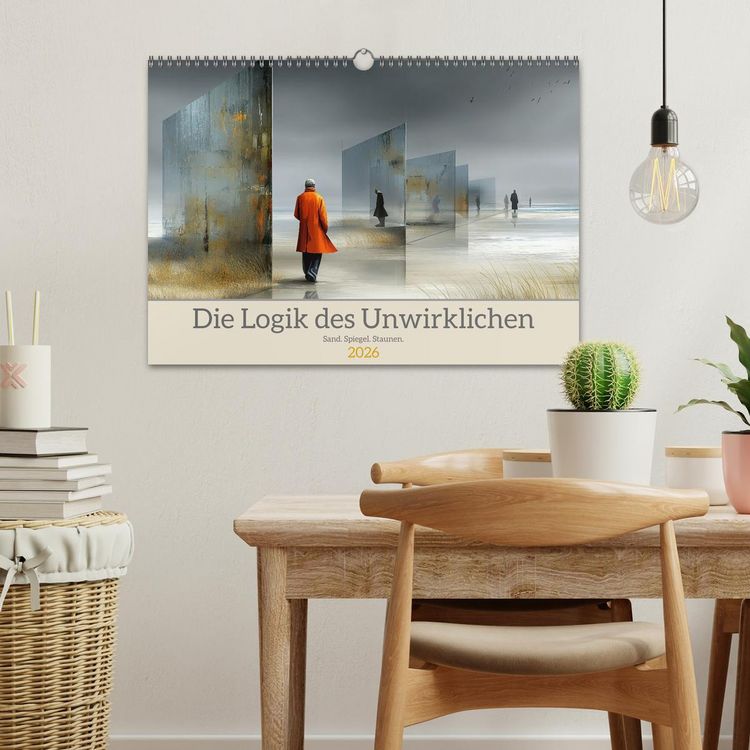 Produktbild: Die Logik des Unwirklichen (Wandkalender 2026 DIN A3 quer), CALVENDO Monatskalender
