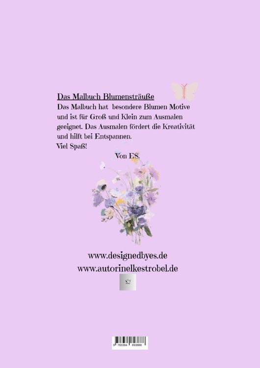 Produktbild: Malbuch Blumenstr&auml;u&szlig;e f&uuml; ralle Blumen und Bilder Ausmalen Freunde