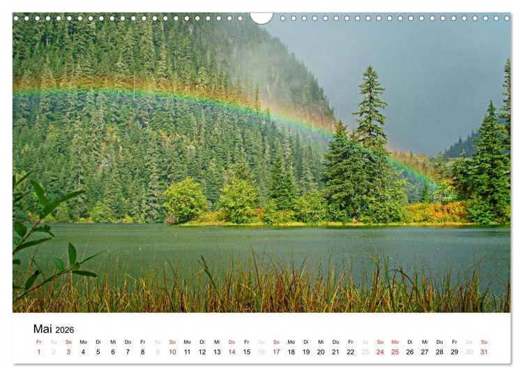 Produktbild: Kanadische Landschaften 2026 (Wandkalender 2026 DIN A3 quer), CALVENDO Monatskalender