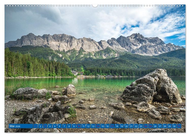 Produktbild: Imposante Berge (hochwertiger Premium Wandkalender 2026 DIN A2 quer), Kunstdruck in Hochglanz
