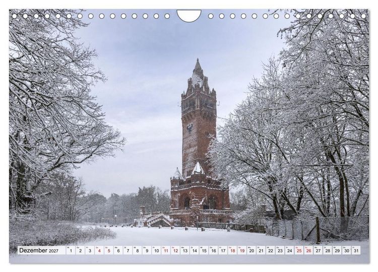 Produktbild: Berlin - Faszination bei Tag und Nacht (Wandkalender 2027 DIN A4 quer), CALVENDO Monatskalender