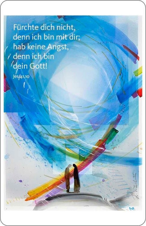 Produktbild: Jahreslosung Eberhard M&uuml;nch 2027, Kalender im Scheckkartenformat (10er Set)