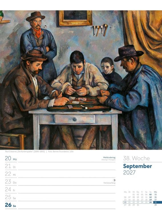 Produktbild: Kunstwelt Wochenplaner Kalender 2027 | Impressionismus und Klassische Moderne