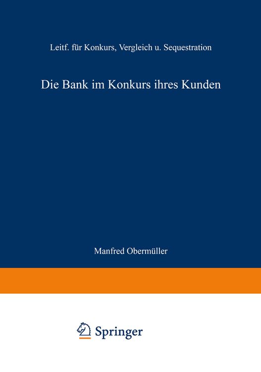 Produktbild: Die Bank im Konkurs ihres Kunden