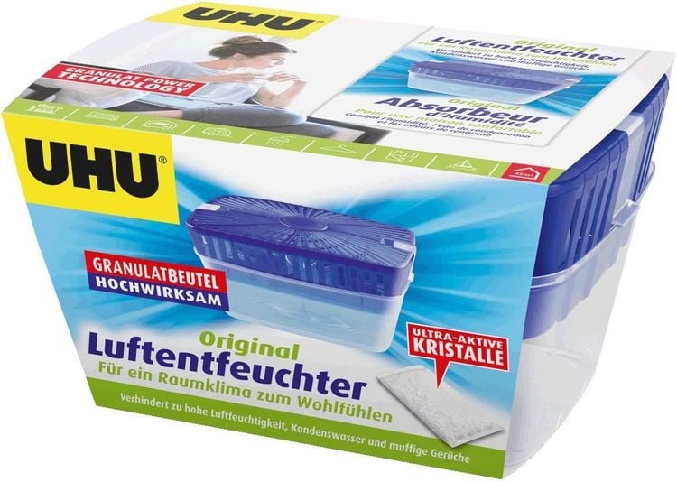 Produktbild: UHU Luftentfeuchter Original inkl. 1000g Granulatbeutel