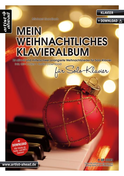 Produktbild: Mein weihnachtliches Klavieralbum f&uuml;r Solo-Klavier
