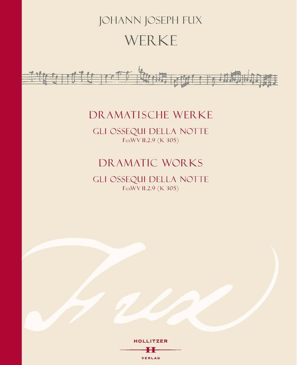 Produktbild: Gli ossequi della Notte FuxWV II.2.9 (K 305)