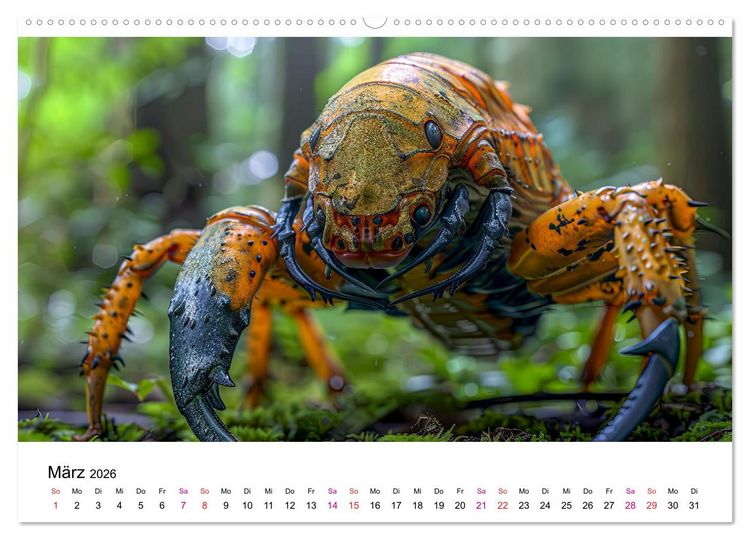 Produktbild: Reise in die Urzeit (Wandkalender 2026 DIN A2 quer), CALVENDO Monatskalender