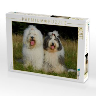 Produktbild: CALVENDO Puzzle Bobtail P&auml;rchen | 1000 Teile Lege-Gr&ouml;&szlig;e 64x48cm Foto-Puzzle f&uuml;r gl&uuml;ckliche Stunden
