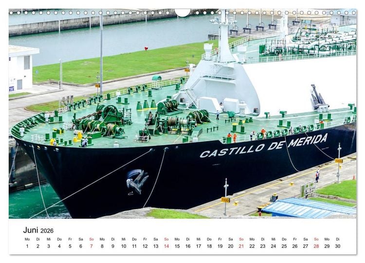 Produktbild: Panamakanal - Zwischen Atlantik und Pazifik (Wandkalender 2026 DIN A3 quer), CALVENDO Monatskalender