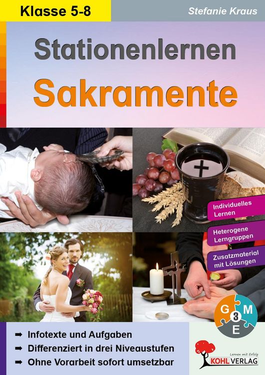 Produktbild: Stationenlernen Sakramente / Klasse 5-8