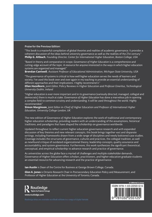 Produktbild: Governance of Higher Education