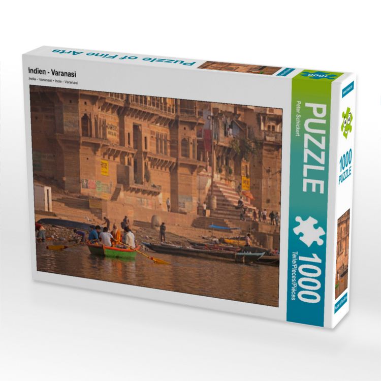 Produktbild: CALVENDO Puzzle Indien - Varanasi | 1000 Teile Lege-Gr&ouml;&szlig;e 64x48cm Foto-Puzzle f&uuml;r gl&uuml;ckliche Stunden