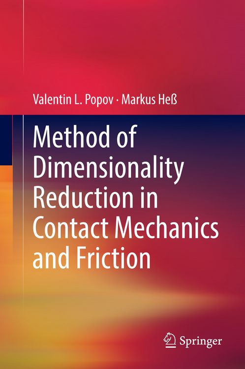 Produktbild: Method of Dimensionality Reduction in Contact Mechanics and Friction